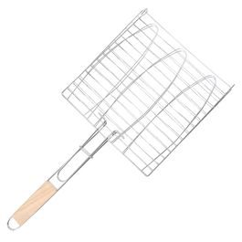 Fish Grilling Basket for 3 Fish 280 x 280 mm x 55 cm