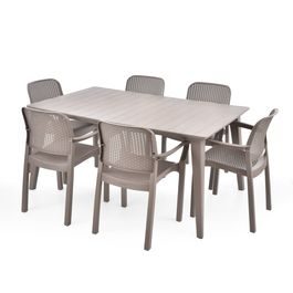 Garden furniture set - HECHT SAMANA SET BEIGE 6