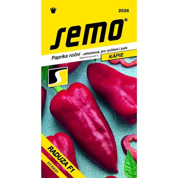 Sweet Pepper F1 - Raduza F1 Early, Field, True Kápia 15 Seeds