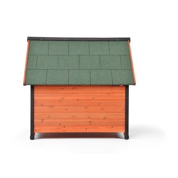 Bouda má asfaltovou stříšku