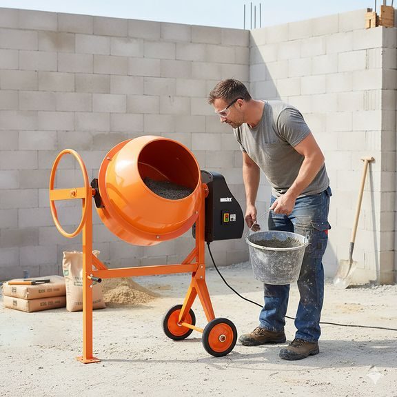 Construction mixer - HECHT 2117