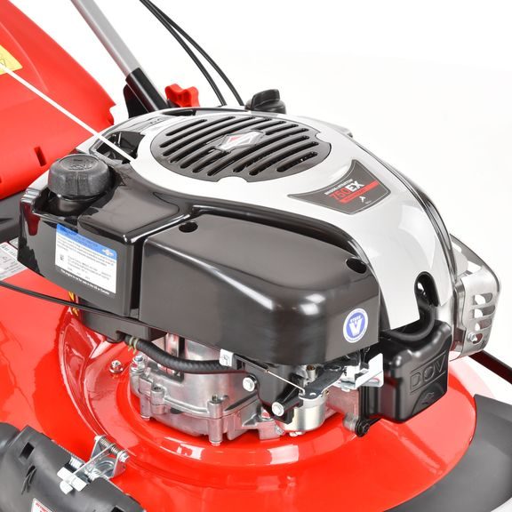 Petrol lawn mower with self propelled system - HECHT 551 BS 5 in 1