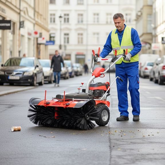 Petrol sweep machine - HECHT 8101