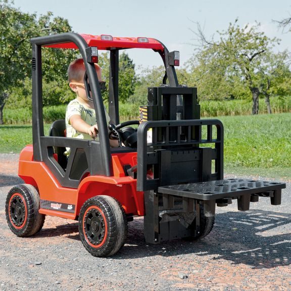 Accu forklift for kids - HECHT 52108 RED
