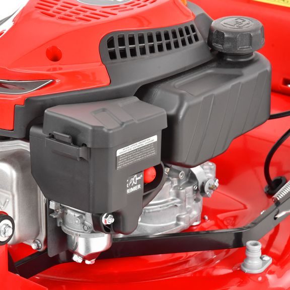 Petrol lawn mower with self propelled system - HECHT 546 XR 5 in 1