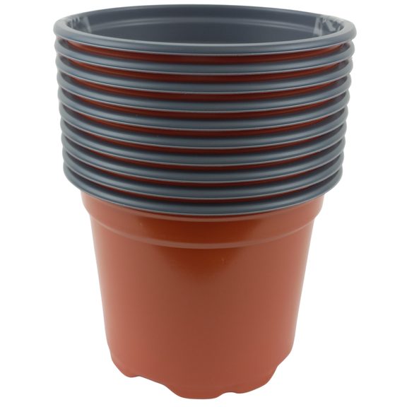 Desch Container 9 cm - Terracotta/Black 10 pcs