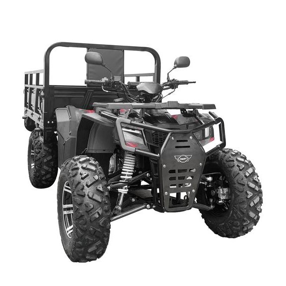 Petrol Cargo Quad Bike with Tipping Bed - HECHT COUNTRIS