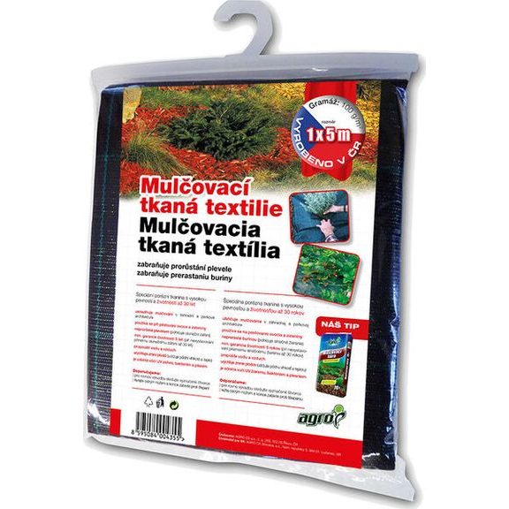 AGRO Woven Mulching Fabric - 1x5m Roll