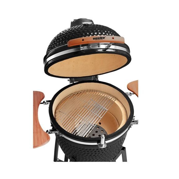 Ceramic charcoal garden grill - HECHT FERNO BLACK