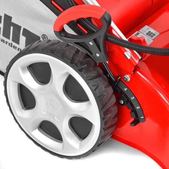 Petrol lawn mower with self propelled system - HECHT 548 SWE 5 in 1