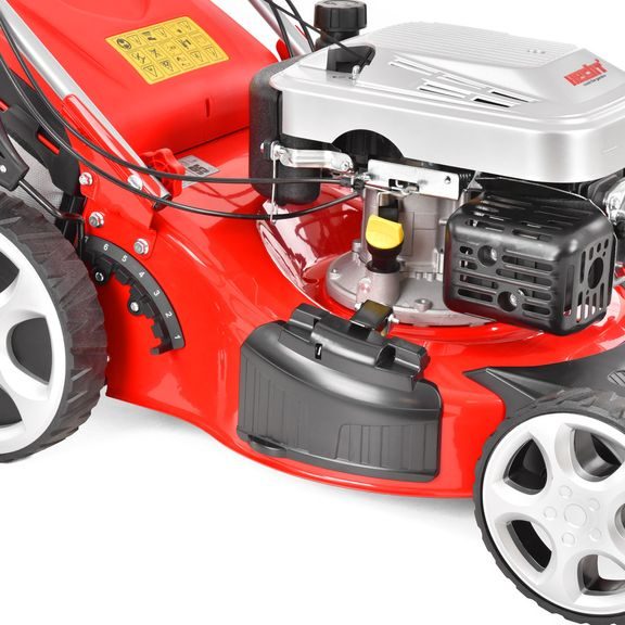 Petrol lawn mower with self propelled system - HECHT 5484 SX 5 in 1