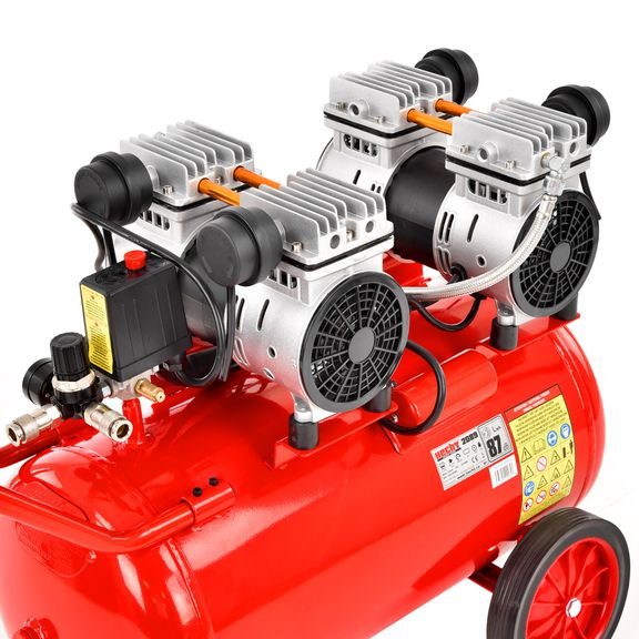 Oil-Free Two-Motor Air Compressor - HECHT 2089