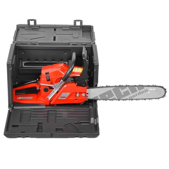 Petrol chainsaw with box - HECHT 50 BOX