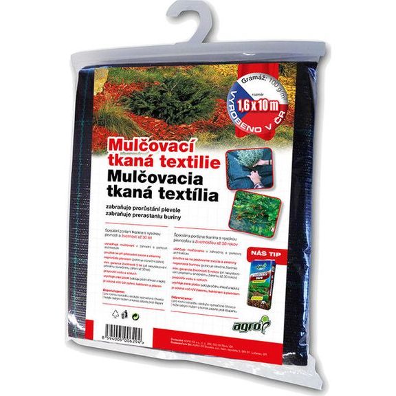 AGRO Woven Mulching Fabric - Pack 1.6 x 10 m