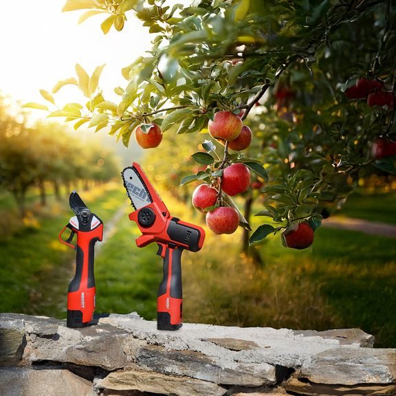 Portable Chain Saw and Pruning Shears Set (2-in-1) - HECHT 99126