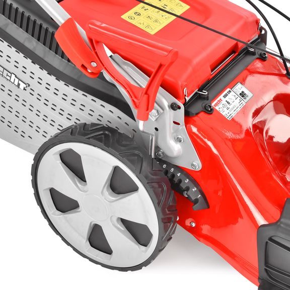 Petrol lawn mower with self propelled system - HECHT 550 SW