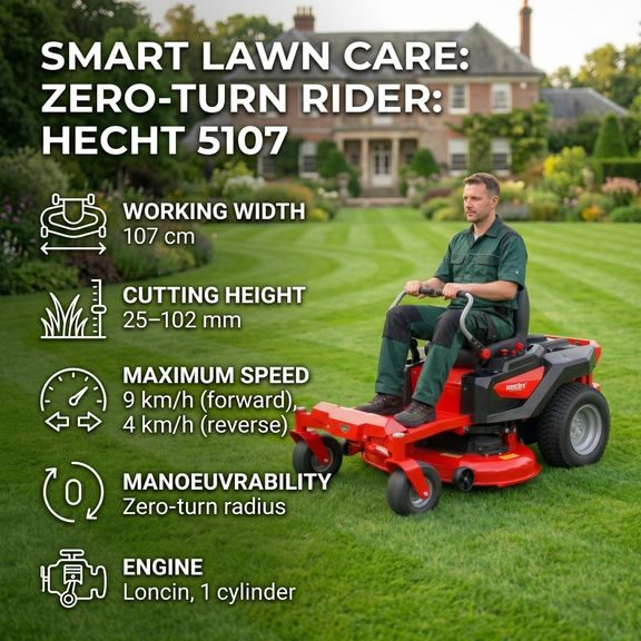 ZERO-TURN Rider - HECHT 5107