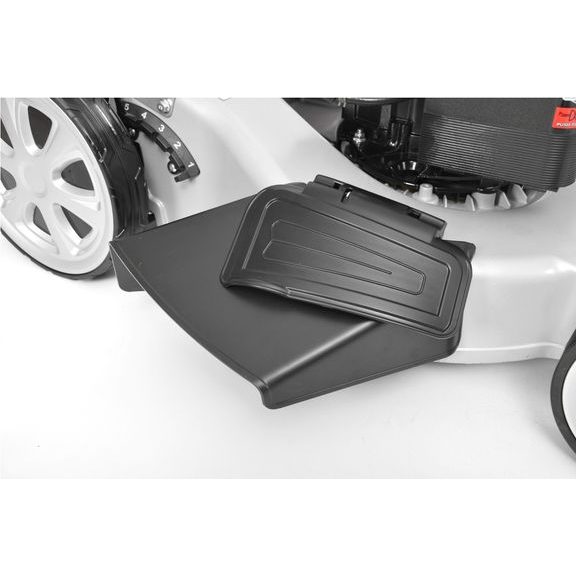 Boční výhoz s nasazeným krytem