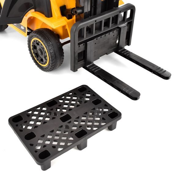 Accu forklift for kids - HECHT 52108 YELLOW