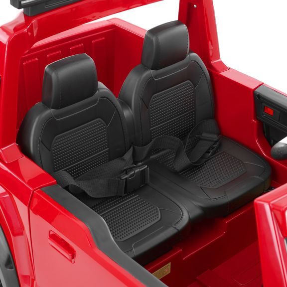 Children's cordless car - FORD F450 RED