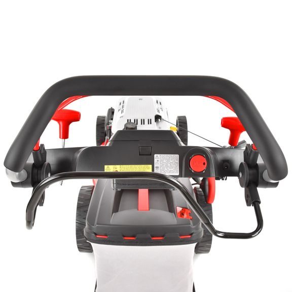 Petrol lawn mower with self propelled system - HECHT 5484 SXE 5 in 1