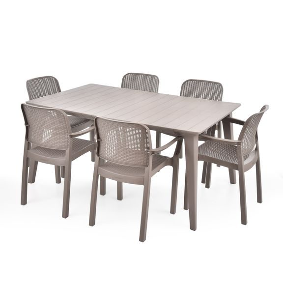 Garden furniture set - HECHT SAMANA SET BEIGE 6