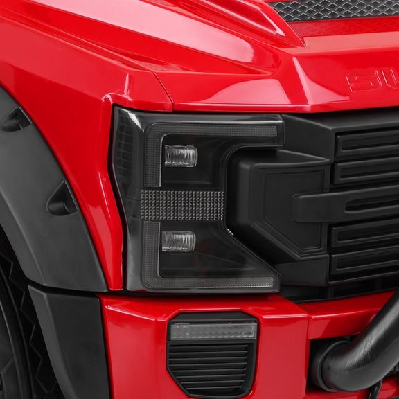 Children's cordless car - FORD F450 RED