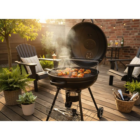 Charcoal garden grill - HECHT MERIDA