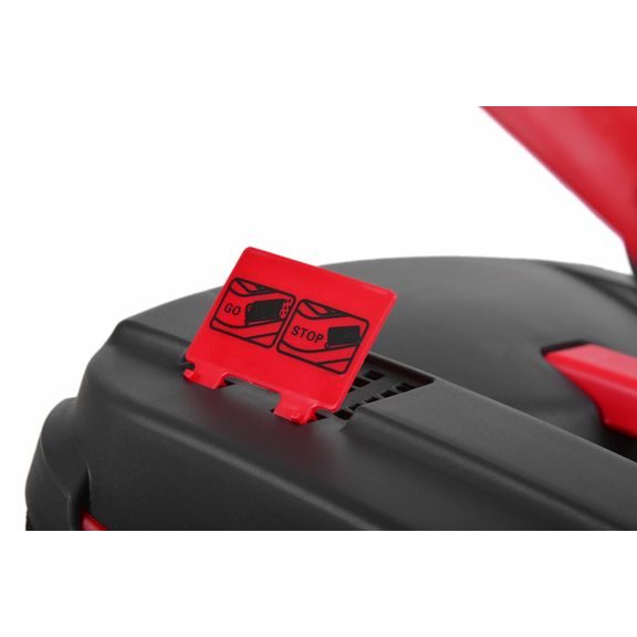 Záklopka signalizující zaplnění koše