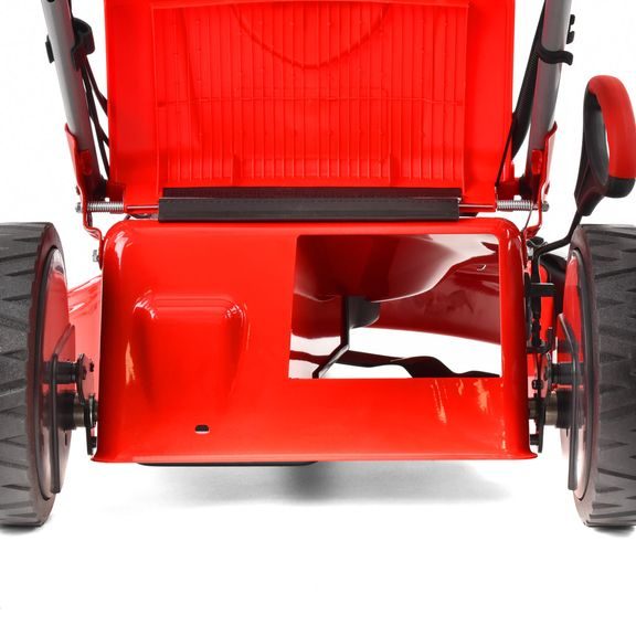 Petrol lawn mower with 4-speed self propelled system - HECHT 5563 SXE 5 in 1