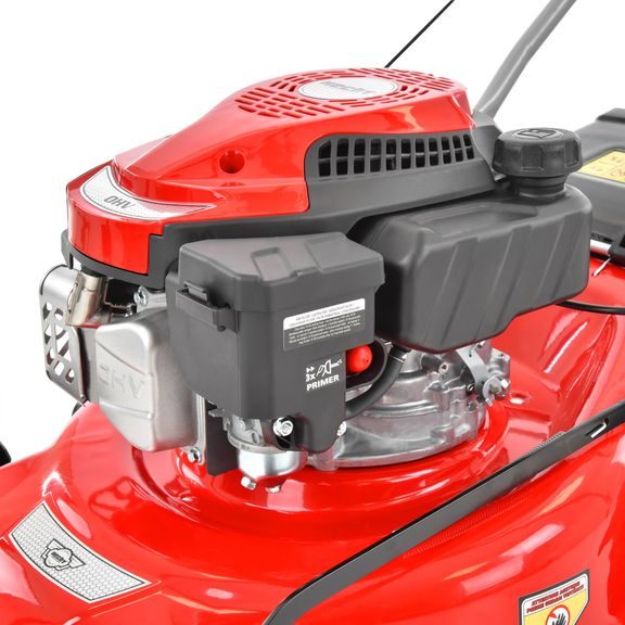 Petrol lawn mower with self propelled system - HECHT 546 SCW 5 in 1