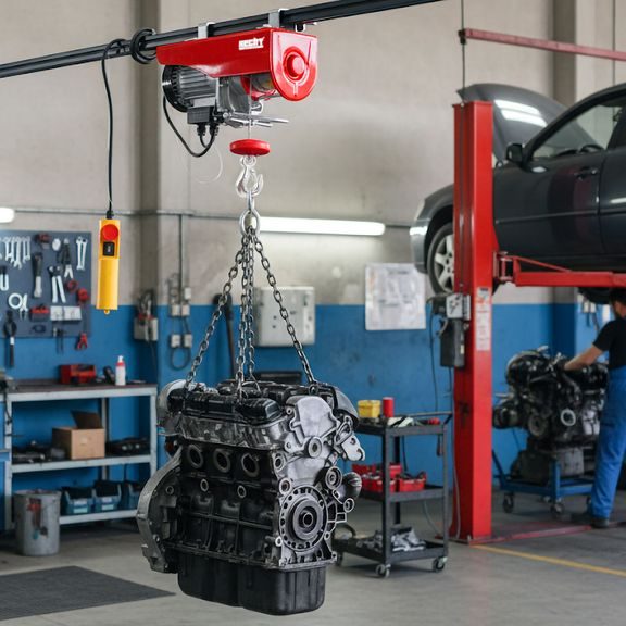 Electric rope winch - HECHT 8450