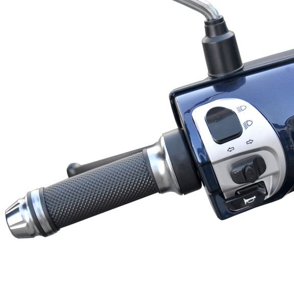 Retro look e-scooter - HECHT CITIS BLUE