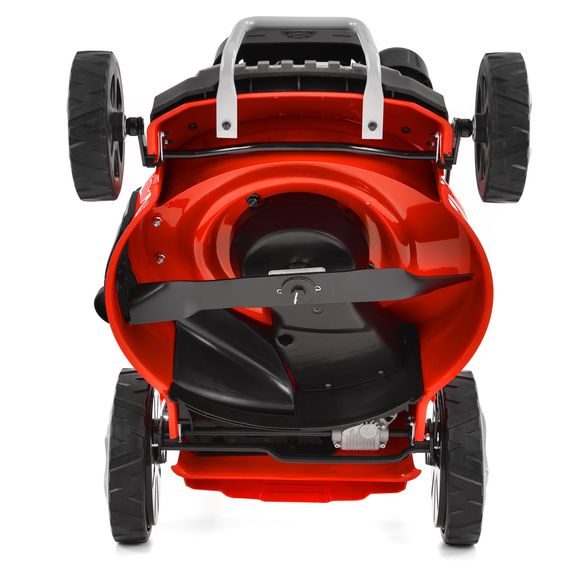 Petrol lawn mower with self propelled system - HECHT 547 SWR 5 in 1