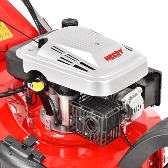 Petrol lawn mower with 4-speed self propelled system - HECHT 5563 SXE 5 in 1