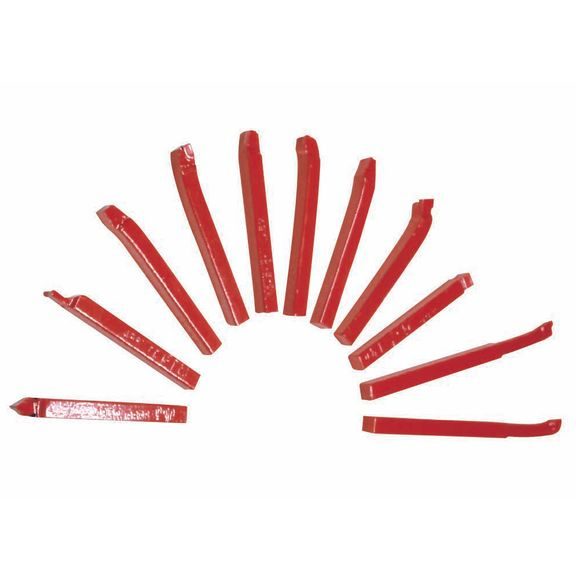 Lathe knife set 10x10mm - HECHT 008420A (11 pcs.)