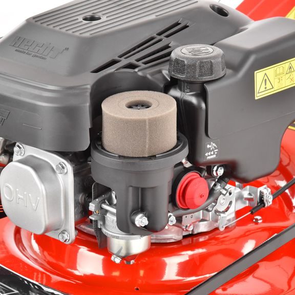 Petrol lawn mower with self propelled system - HECHT 546 SX