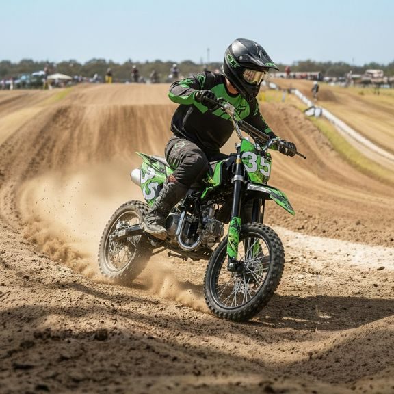 Petrol bike - HECHT 51126 GREEN