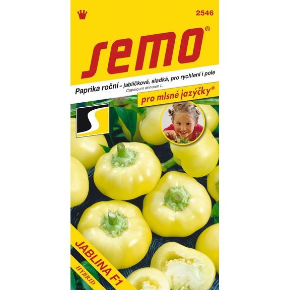 Sweet Pepper F1 - Jablina Early, Field 15 Seeds - JAZÝČKY Series