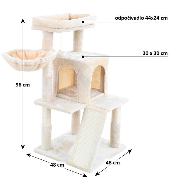 Scratching post for cats - PROMINENT LUNA B