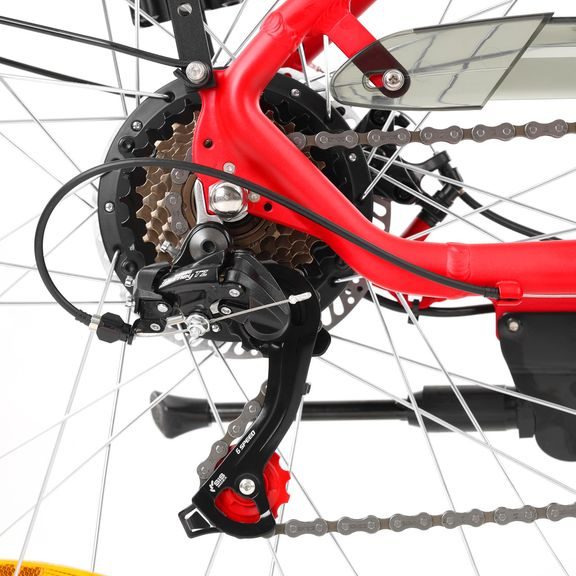 Electric bike - HECHT PRIME RED