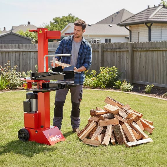 Electric Log Splitter - HECHT 6810