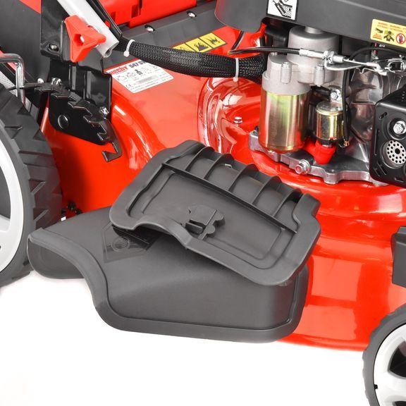 Petrol lawn mower with self propelled system - HECHT 547 SWE 5 in 1