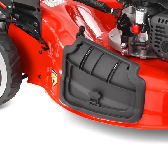 Petrol lawn mower with self propelled system - HECHT 554 SXE 5 in 1