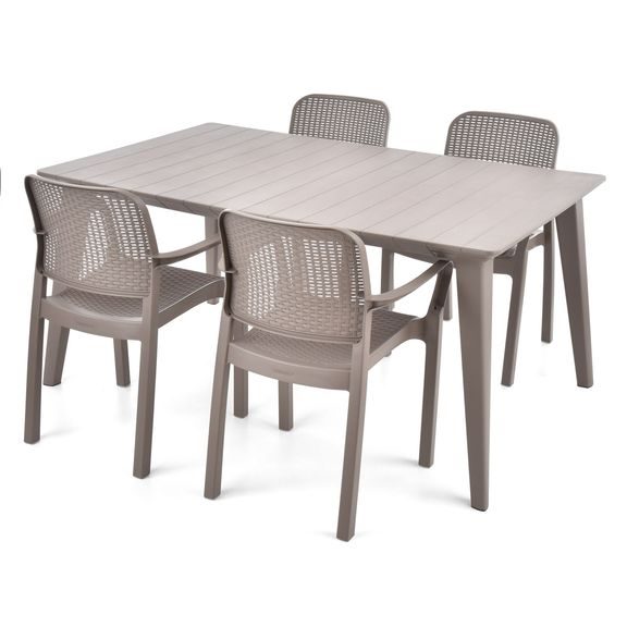 Garden furniture set - HECHT SAMANA SET BEIGE 4