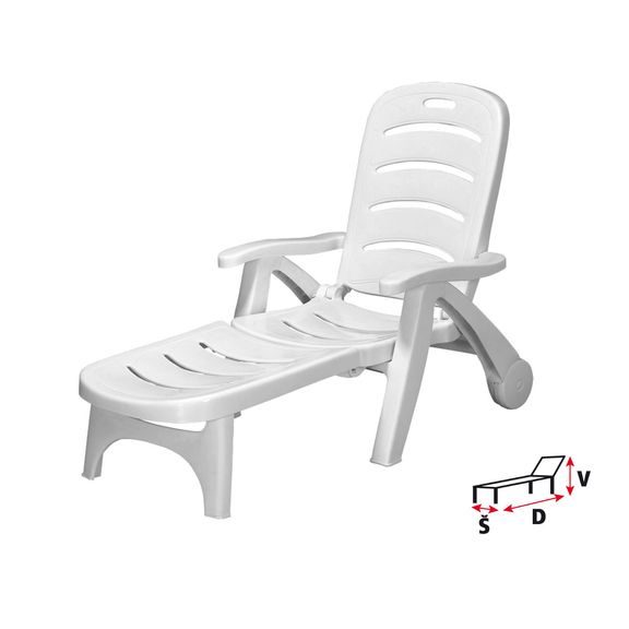 HECHT 000119 - zahradní lehátko