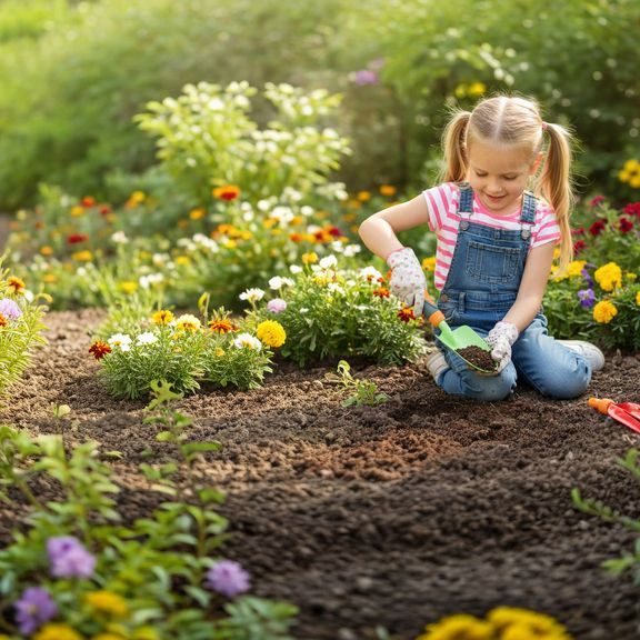 Garden tool set, colourful - HECHT 900411