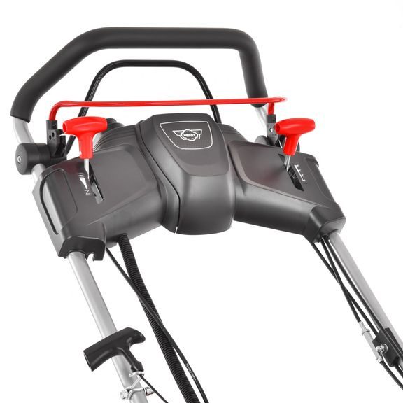 Petrol lawn mower with self propelled system - HECHT 5484 SXE 5 in 1