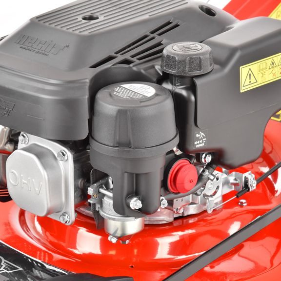 Petrol lawn mower with self propelled system - HECHT 546 SX