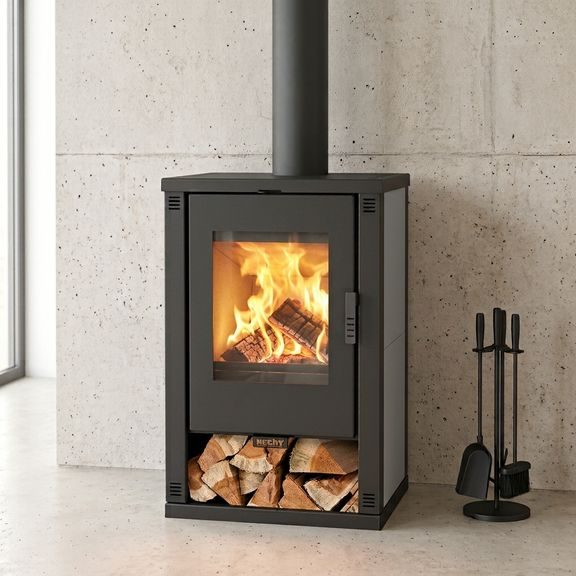 Wood stoves - HECHT HELIS GREY